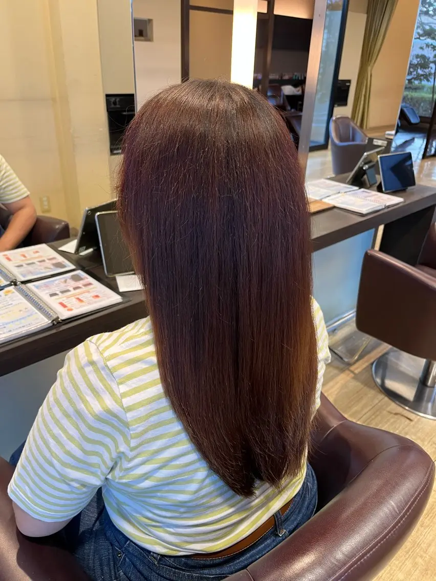 ロング ロングレイヤー レイヤーカット ロング シバタ セイラのヘアスタイル