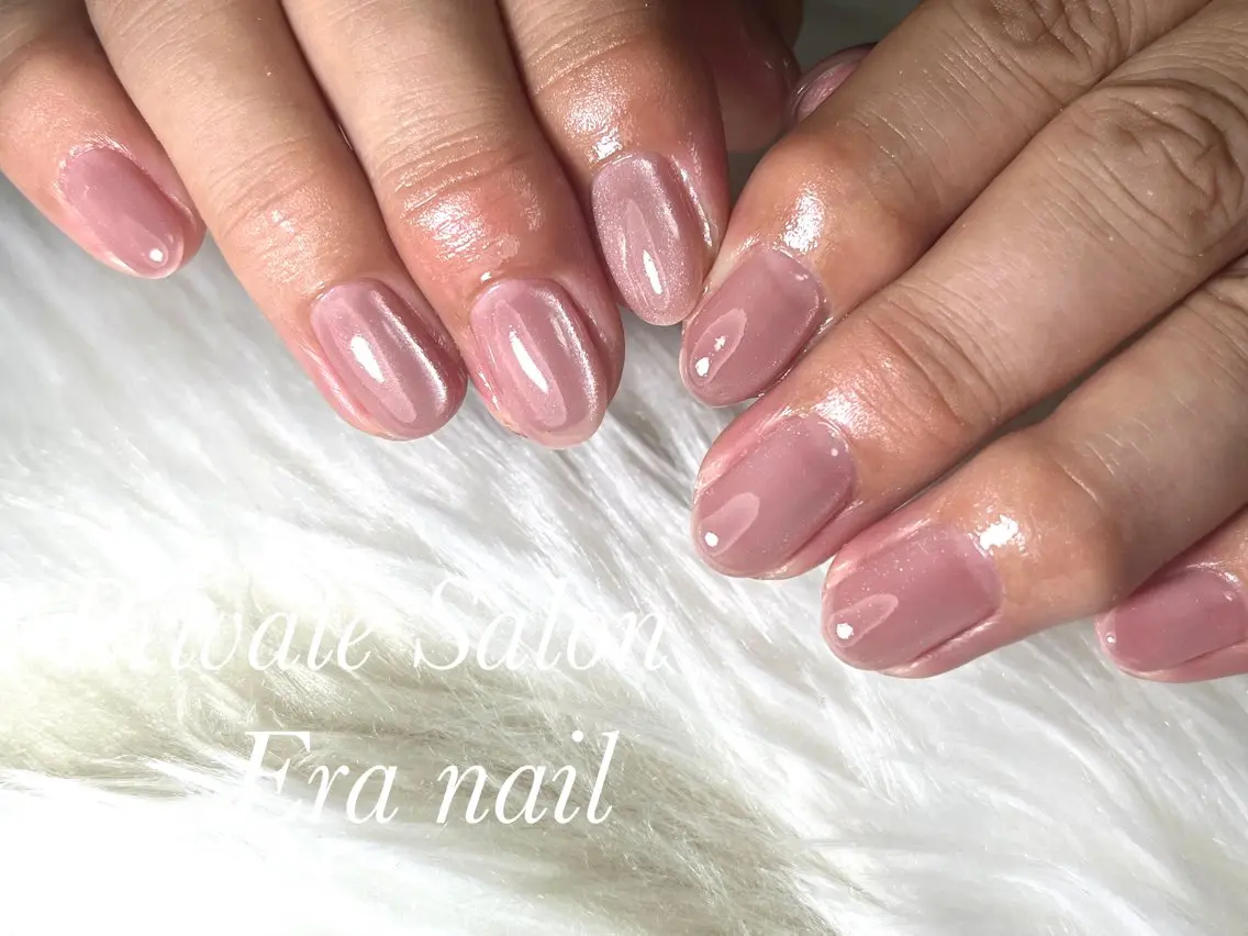 ネイル マグネットネイル マグネットワンカラー ワンカラーネイル ハンドネイル Era nailのネイルデザイン