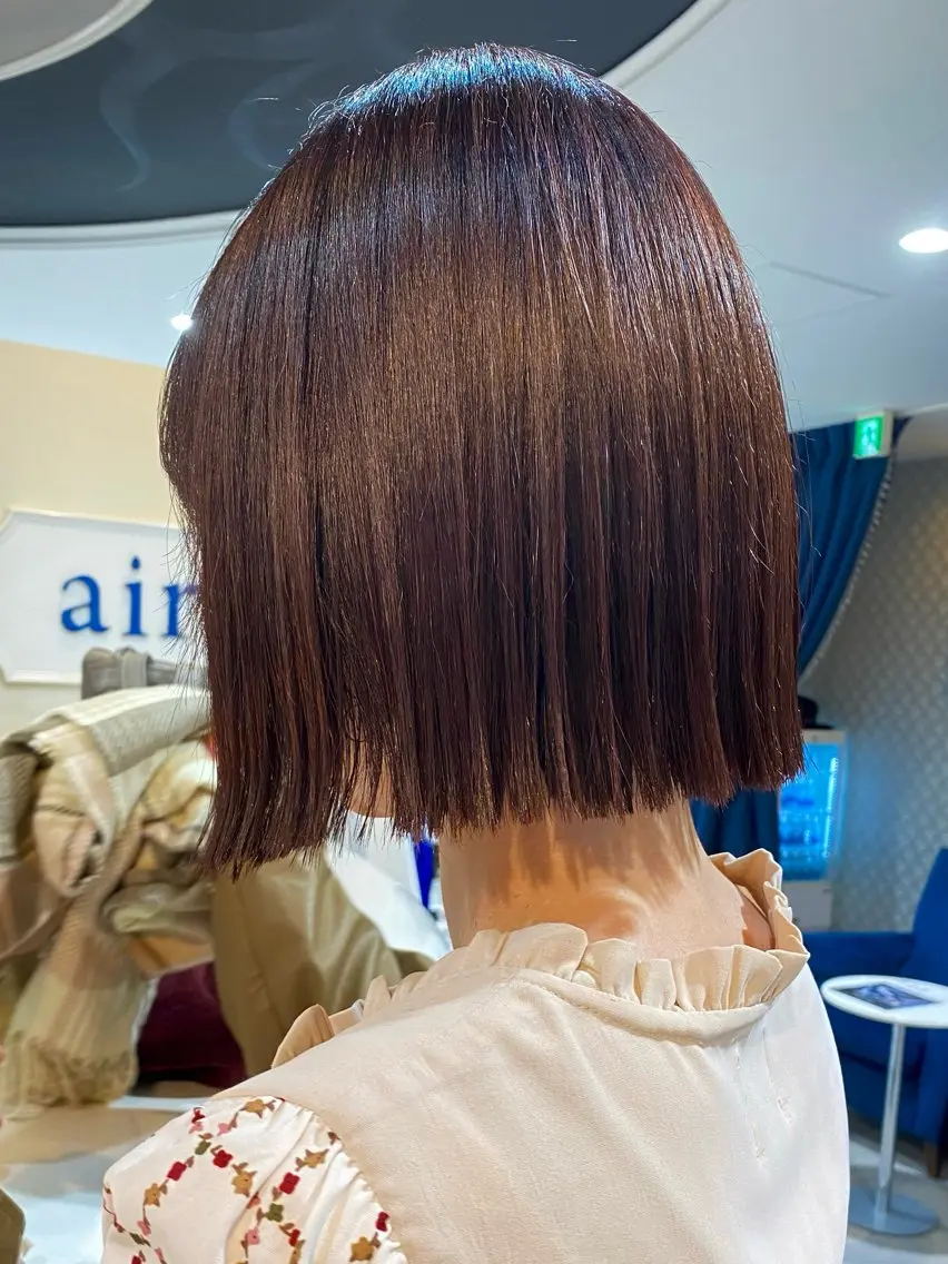 ミディアム ボブ 金子 芽威のヘアスタイル