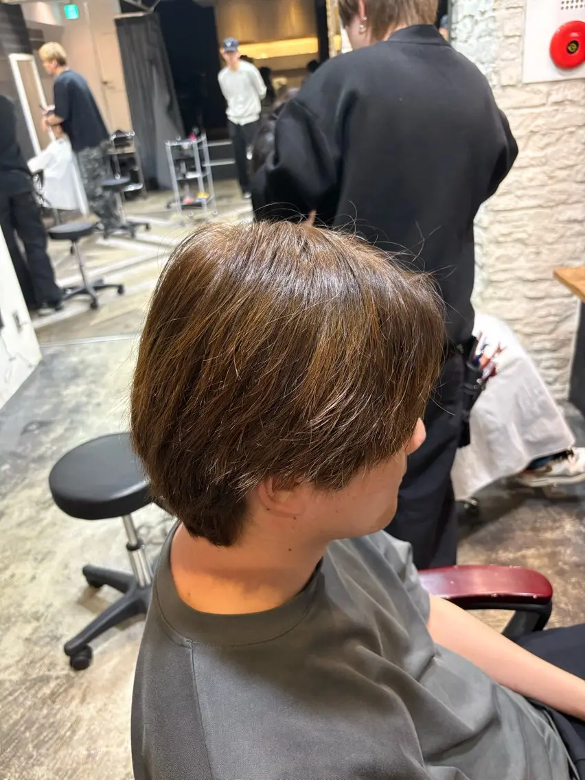 カラー メンズ ヘアカラー 今枝 優斗のヘアスタイル