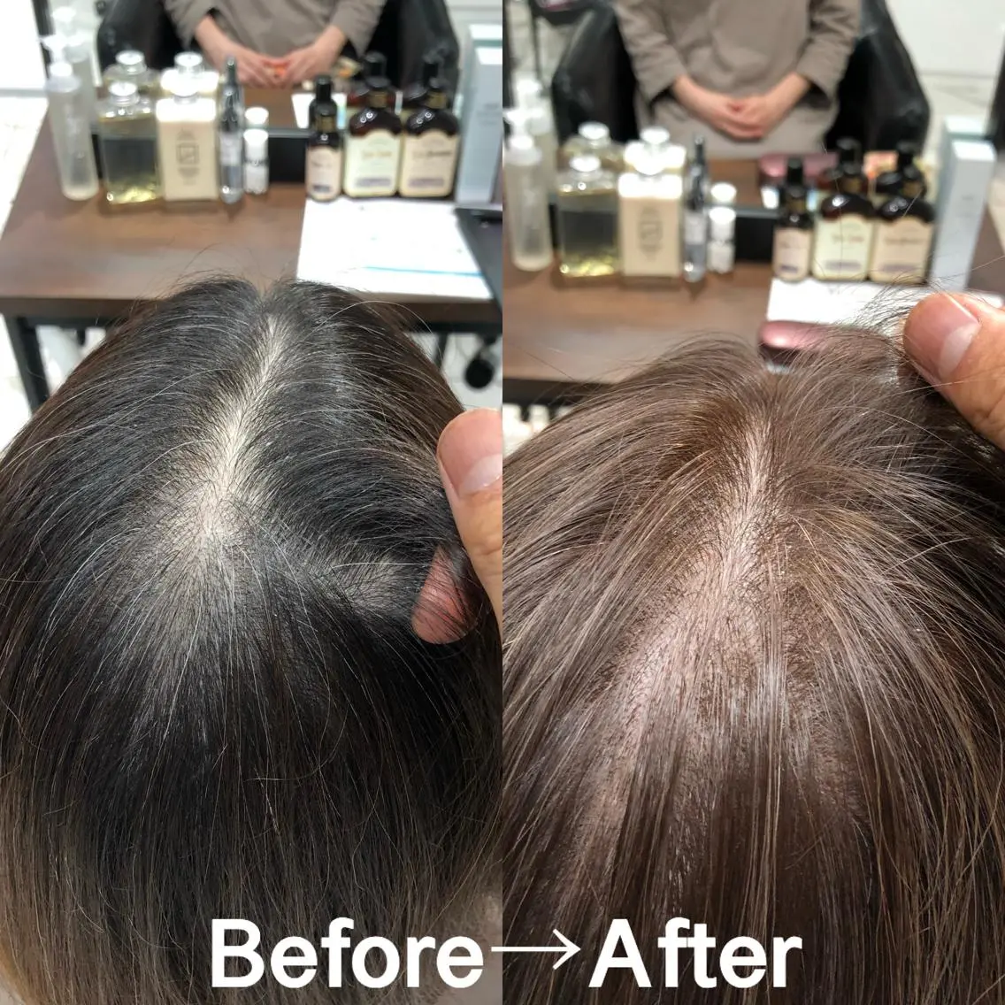 カラー ハイライトカラー レイヤーカット 早崎太生のヘアスタイル