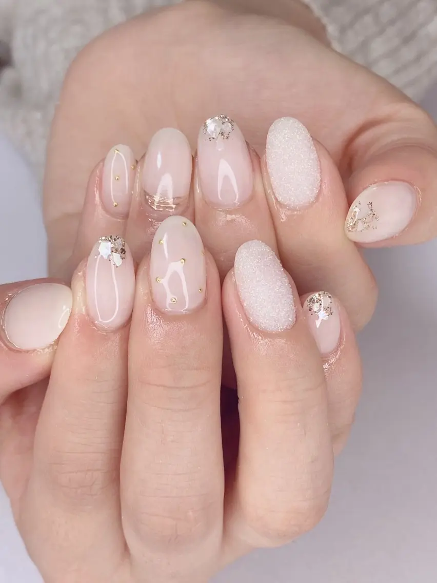 ネイル アートネイル オーロラネイル 桜ネイル クリアネイル フットネイル Nail Salon ertiのネイルデザイン
