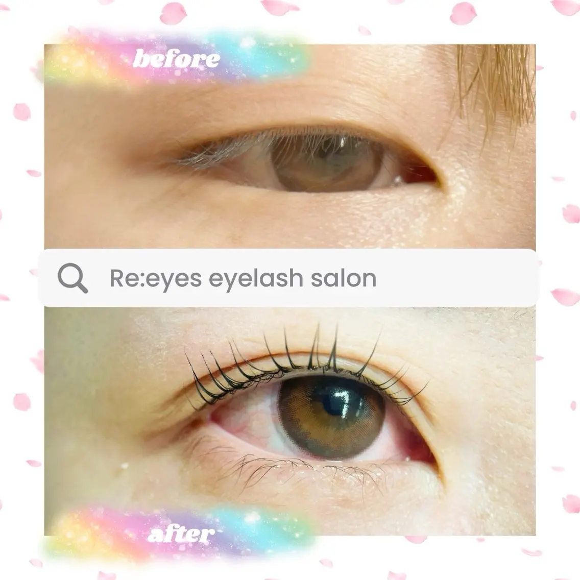 マツエク・マツパ Re:eyes🌙 〜リアイズ〜のマツエク・マツパデザイン