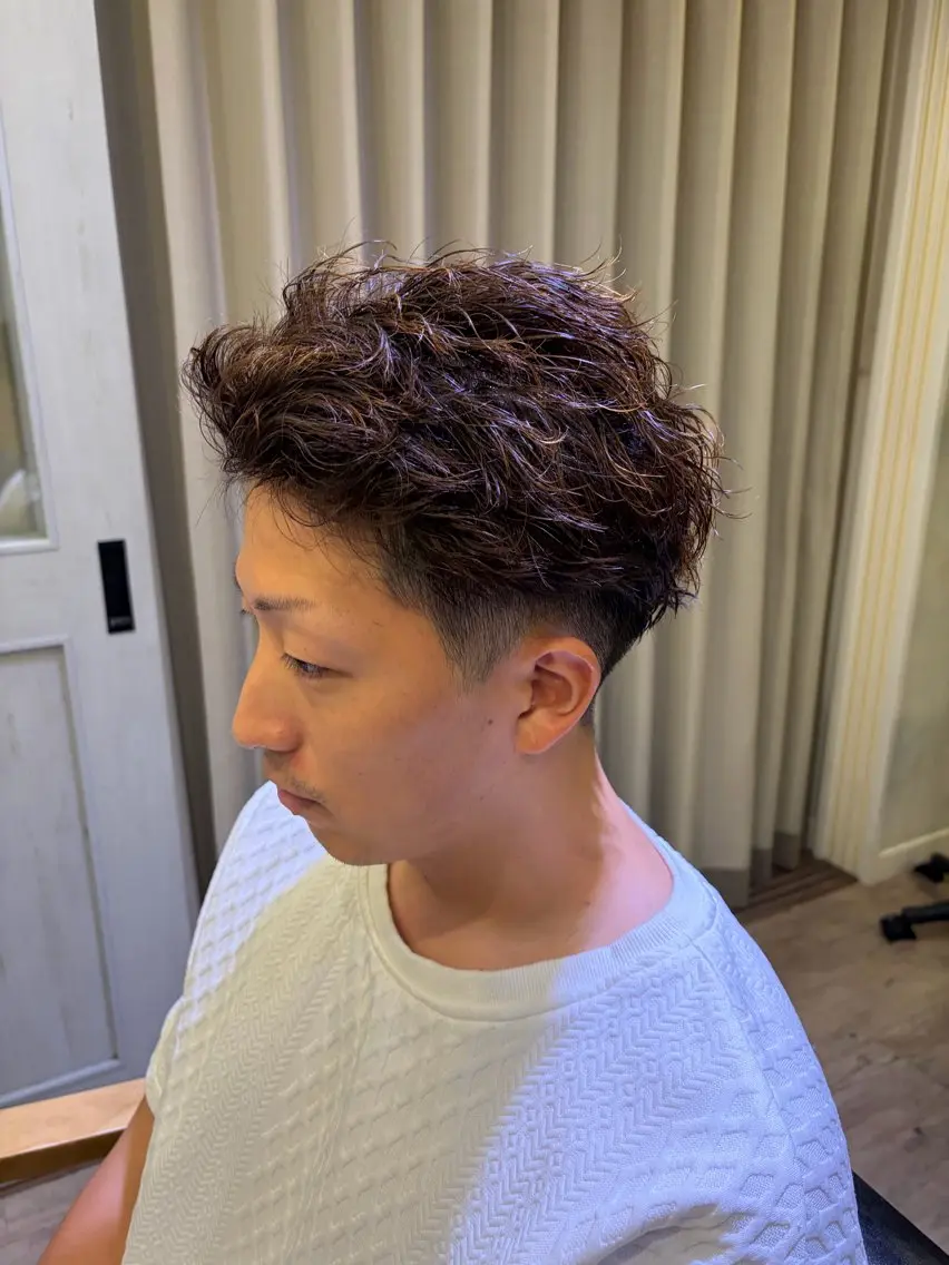 パーマ メンズ カット 向島 佳奈のヘアスタイル