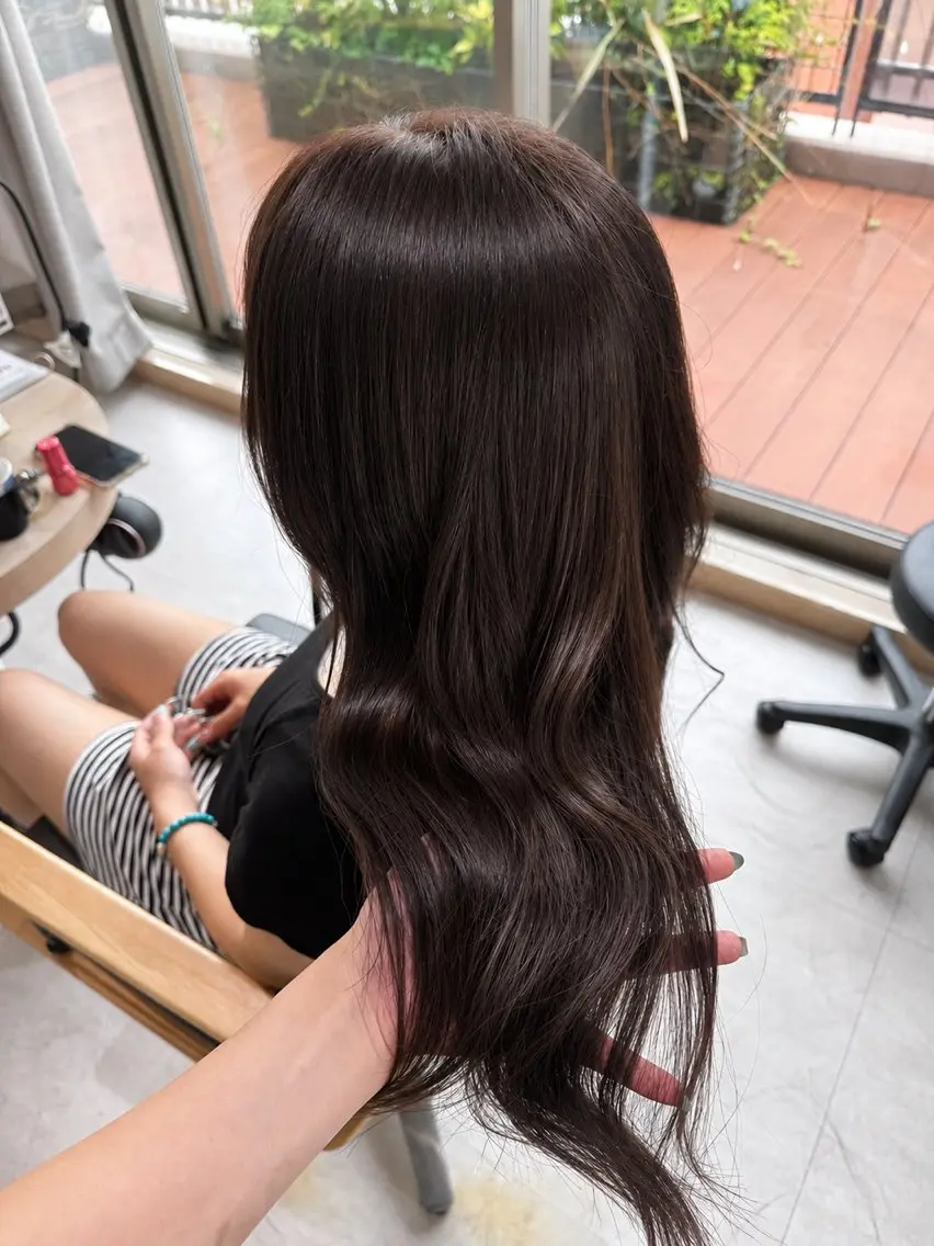 セミロング カラー カット ヘアカラー トリートメント Zina天神🌻 Honokaのヘアスタイル