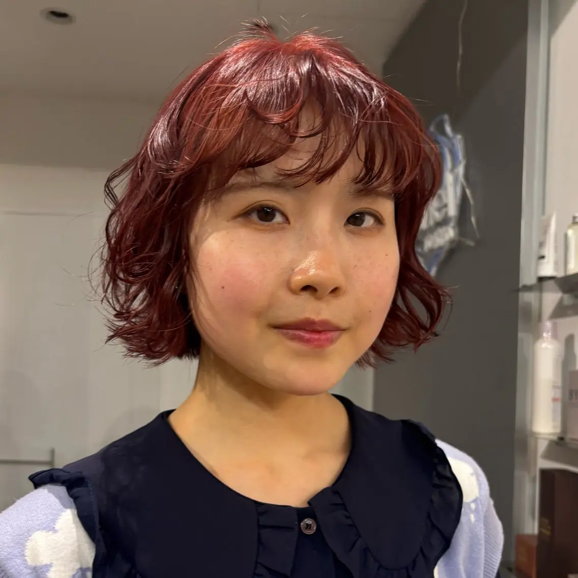 ショート カラー ブリーチ ヘアカラー 【ブリーチ/ヘアセ ット】Kano🎀のヘアスタイル