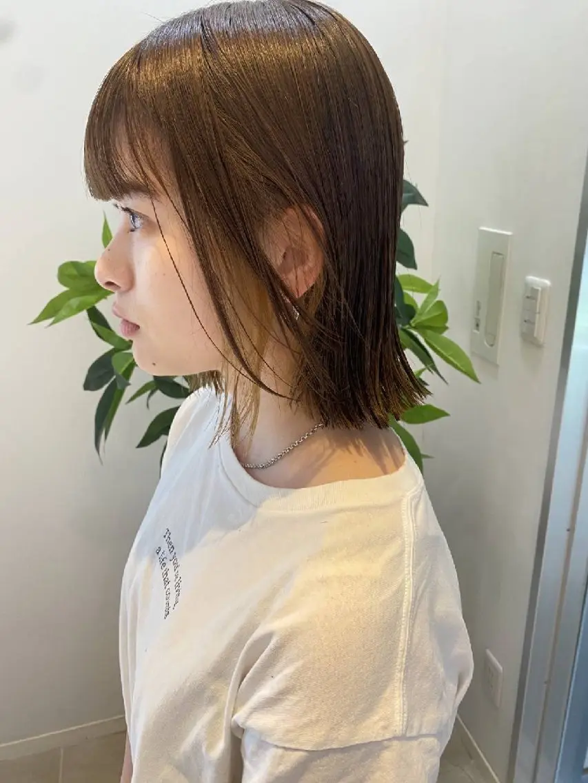 骨格に合わせた切りっぱなしボブ募集中です❗是非お任せください❗❗❗の写真