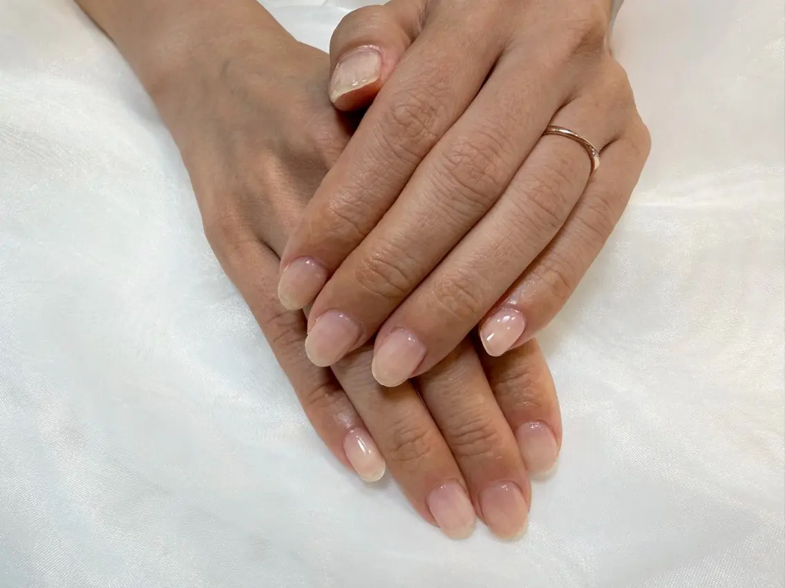 ネイル ワンカラーネイル シンプルネイル Ouna NAIL haruのネイルデザイン