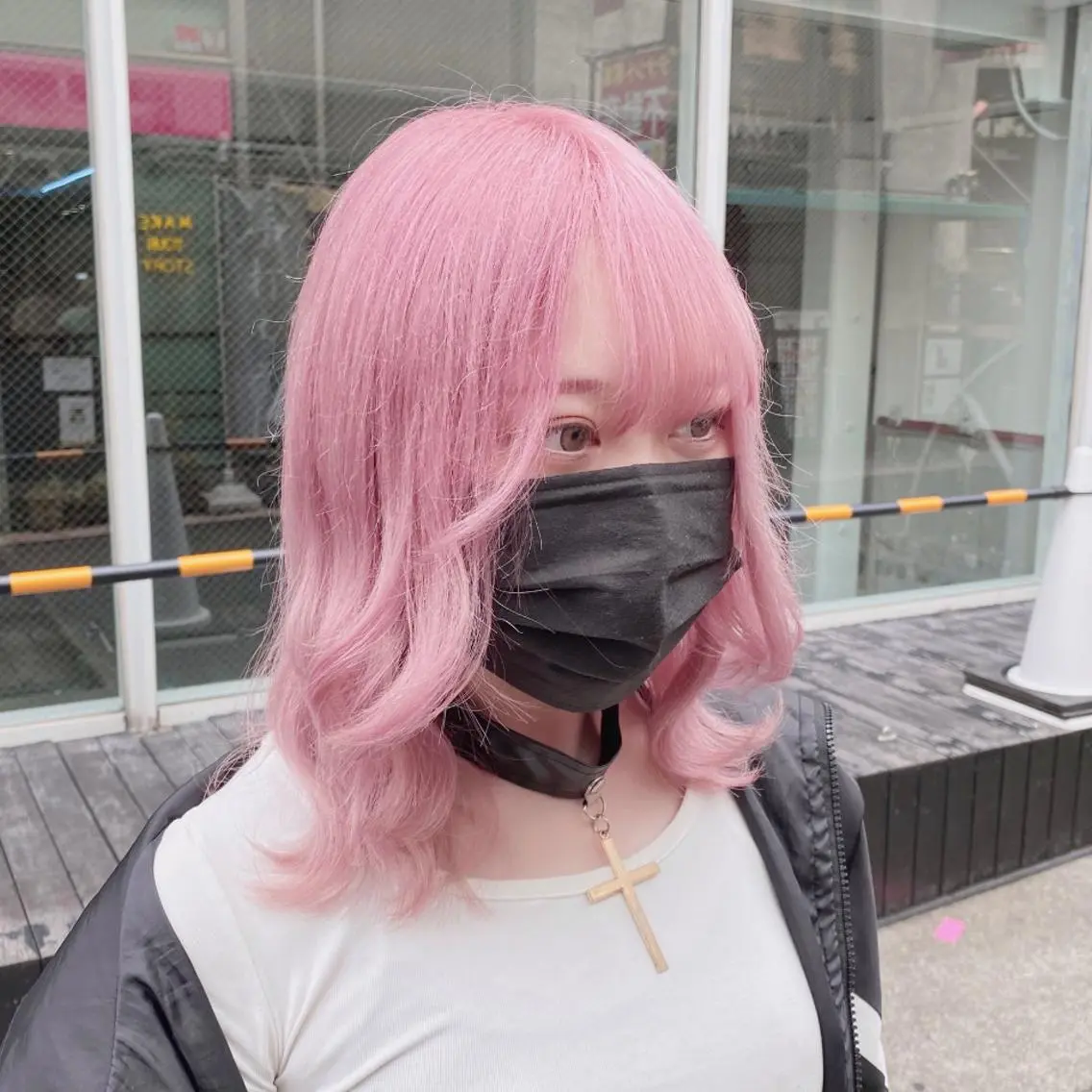 ロング カラー ヘアアレンジ メンズ キッズ マツエク・マツパ ブリーチの髪様 MASATOのヘアスタイル