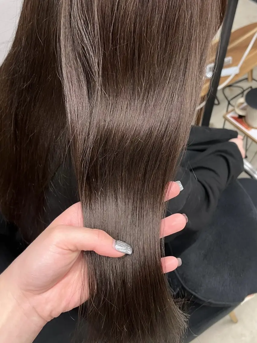 ロング ヘアカラー トリートメント 盛れる透けカラー🎀 似合わせ/uiのヘアスタイル