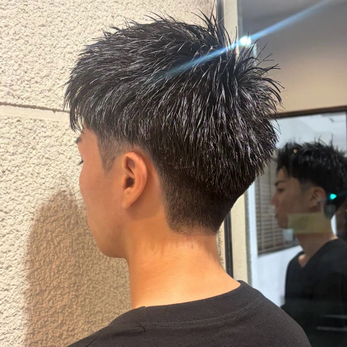 ヘアアレンジ メンズ ボブ&寒色🎐ᩚ 短髪 COCOROのヘアスタイル