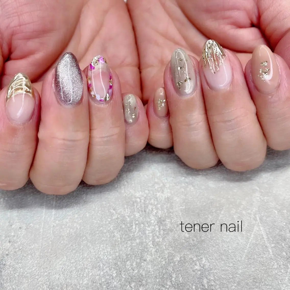 ネイル ニュアンスネイル テネルネイル tener nailのネイルデザイン