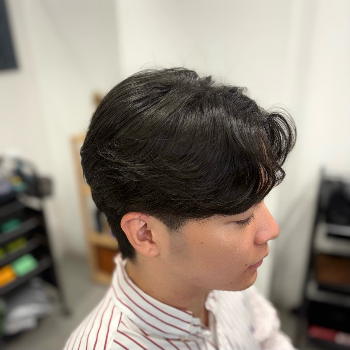 メンズ メンズパーマ カット パーマ omocha umiのヘアスタイル