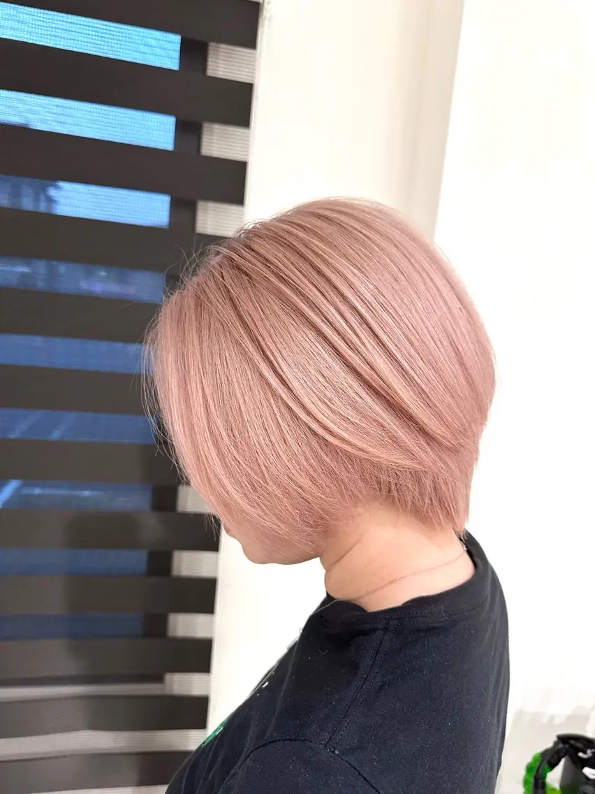 ショート カラー ヘアカラー 加藤 佑二のヘアスタイル