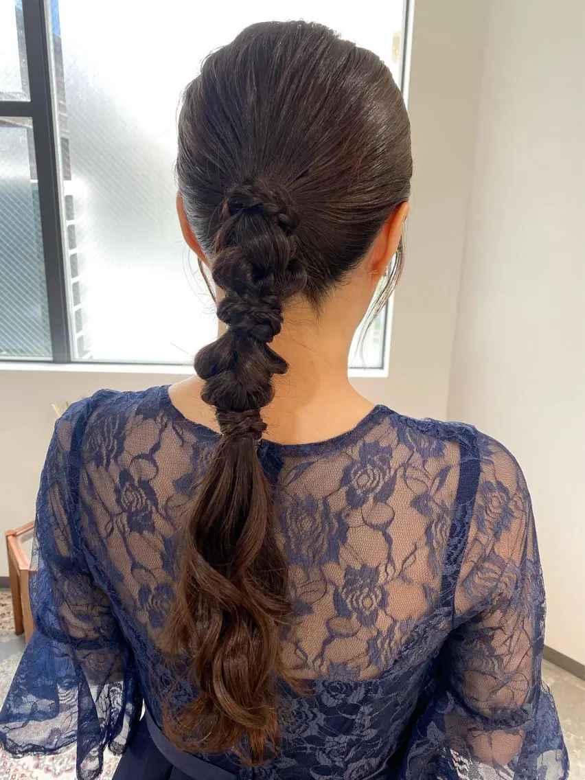 ロング ヘアアレンジ カット ヘアセット 🌼髪質改善･アレン ジ･レイヤー🌼のヘアスタイル