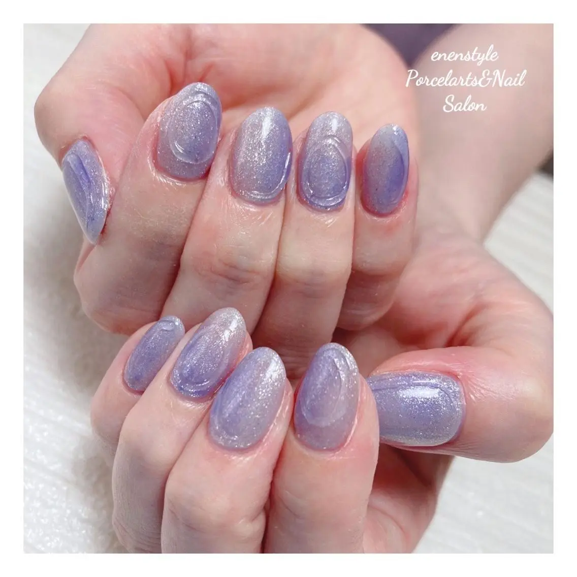 ミディアム ネイル 🐾enen style 🐾のネイルデザイン
