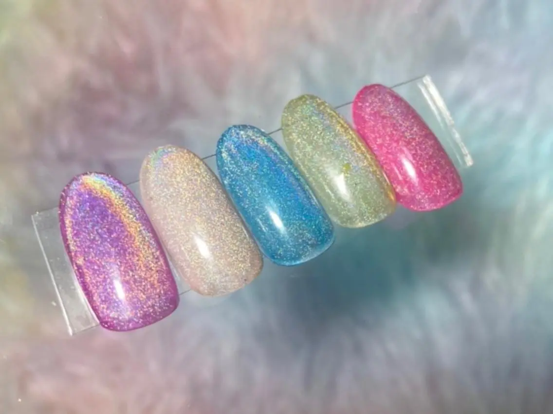 ネイル アートネイル ジェルネイル キラキラネイル 韓国ネイル マグネットネイル Y nail なんば堀江店のネイルデザイン