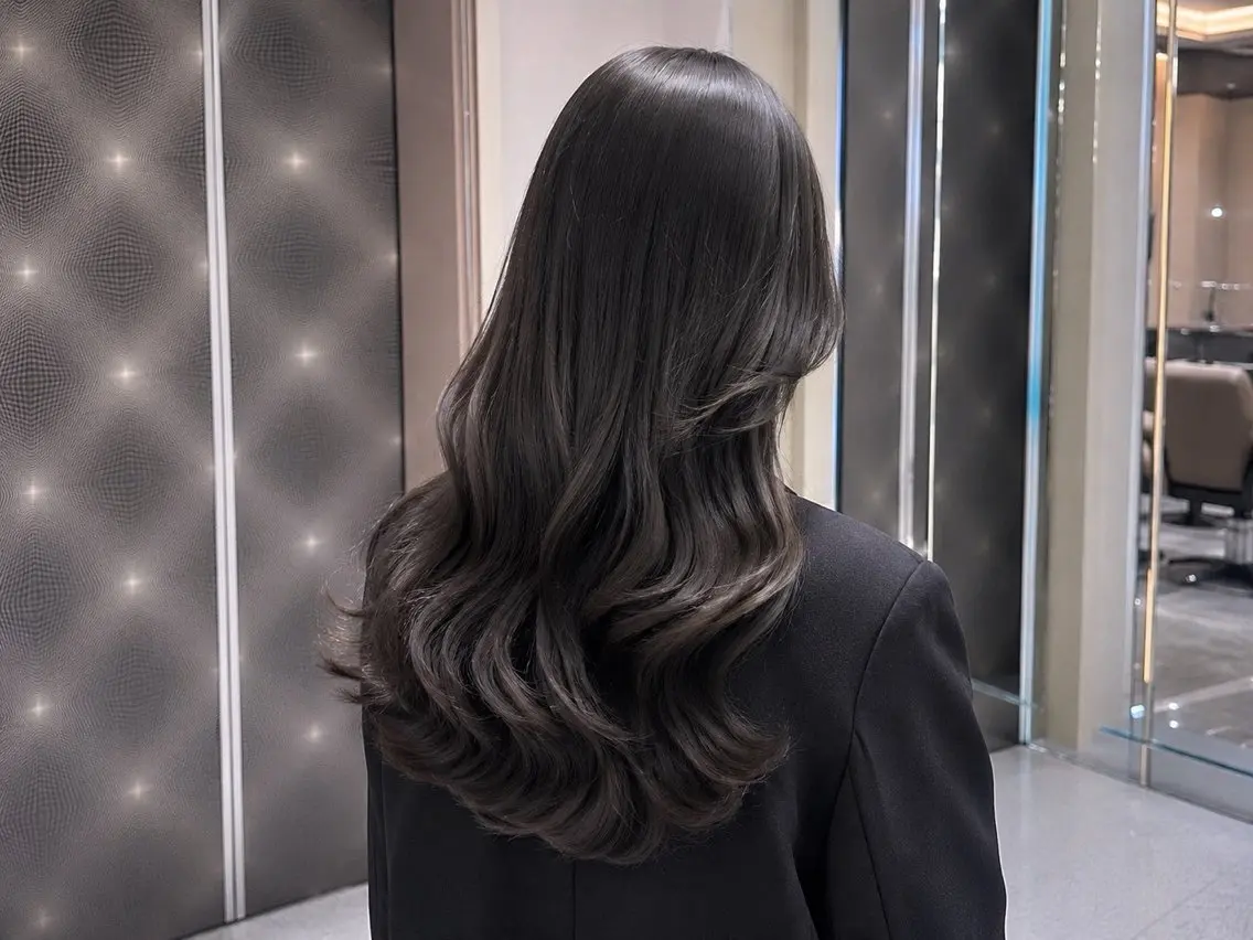 ロング カット ヘアカラー トリートメント 🦋高屋敷陸🦋 レイヤー/ハイトーンのヘアスタイル