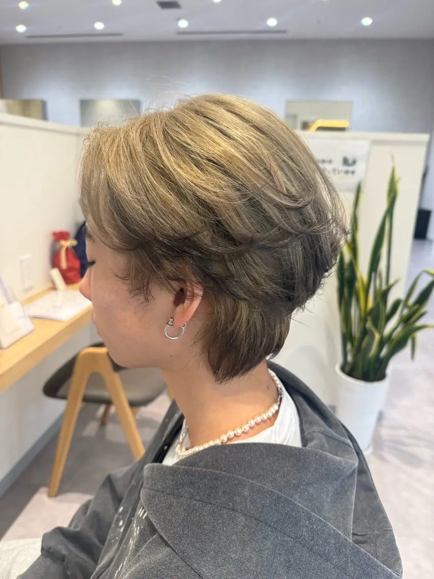 カラー メンズ カット ヘアカラー トリートメント 長谷川 紗羅のヘアスタイル