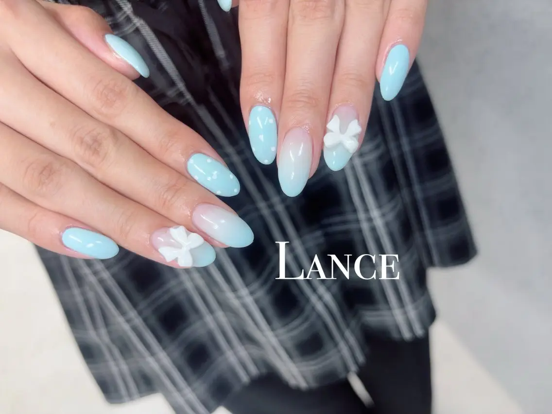 ネイル キラキラネイル 韓国ネイル ワンカラーネイル 夏ネイル ワンホンネイル ハンドネイル Lance nailのネイルデザイン