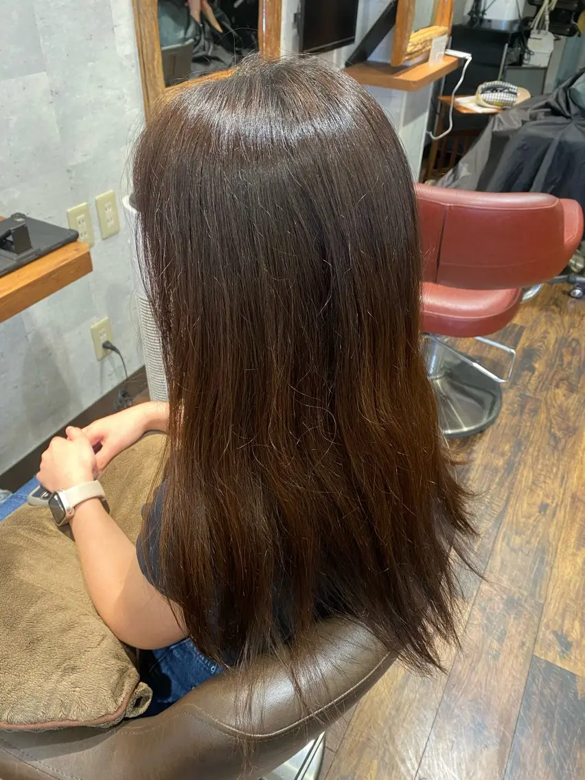 ロング 髪質改善 縮毛矯正 トリートメント ✨矯正口コミ4.9✨ 歴21年代表ヨシアキのヘアスタイル