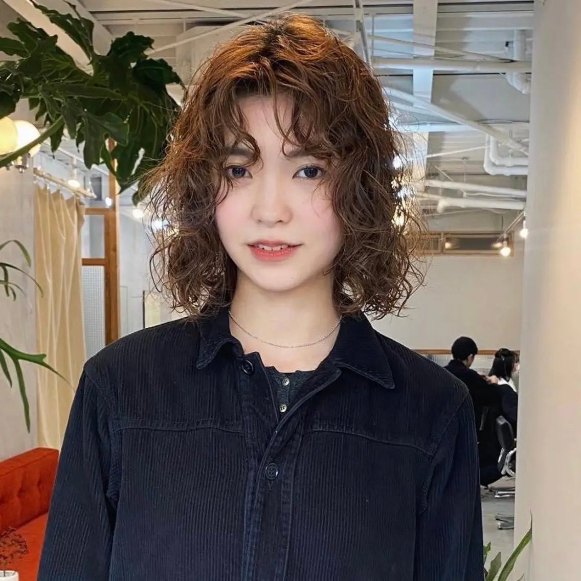 ミディアム 石井 太陽のヘアスタイル