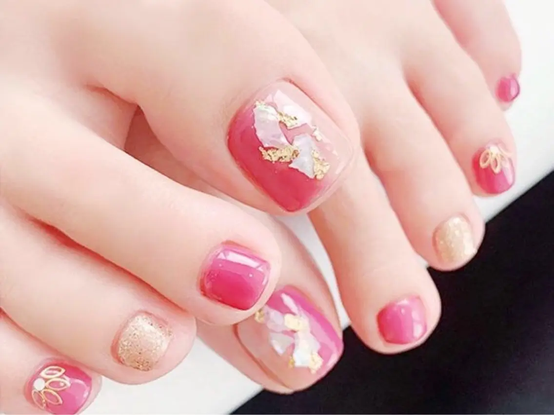 ネイル フットネイル princess👑 木戸 唯のネイルデザイン
