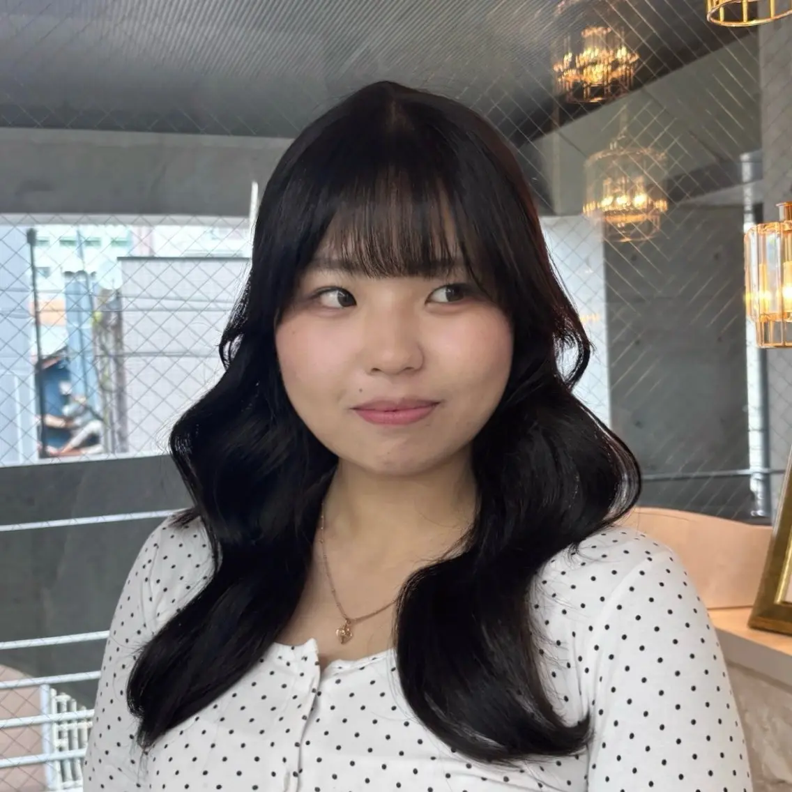 ロング カラー ヘアカラー トリートメント XELM高崎 nearaのヘアスタイル