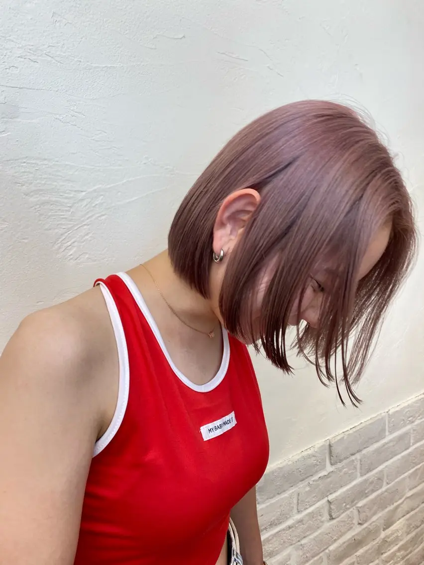 【今より明るくしたい方限定✨】うる艶シングルカラー&カット✨の写真