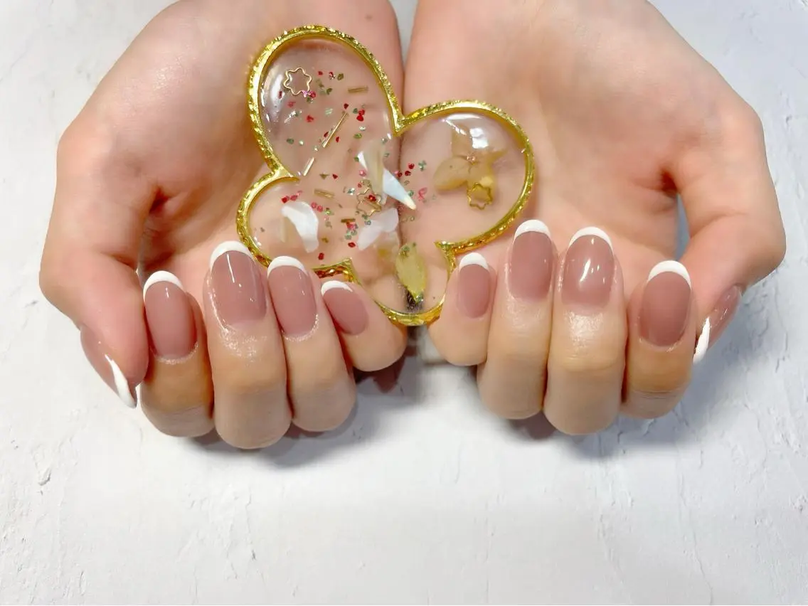 ネイル フレンチネイル ワンカラーネイル Pretty神戸三宮 プリティーのネイルデザイン