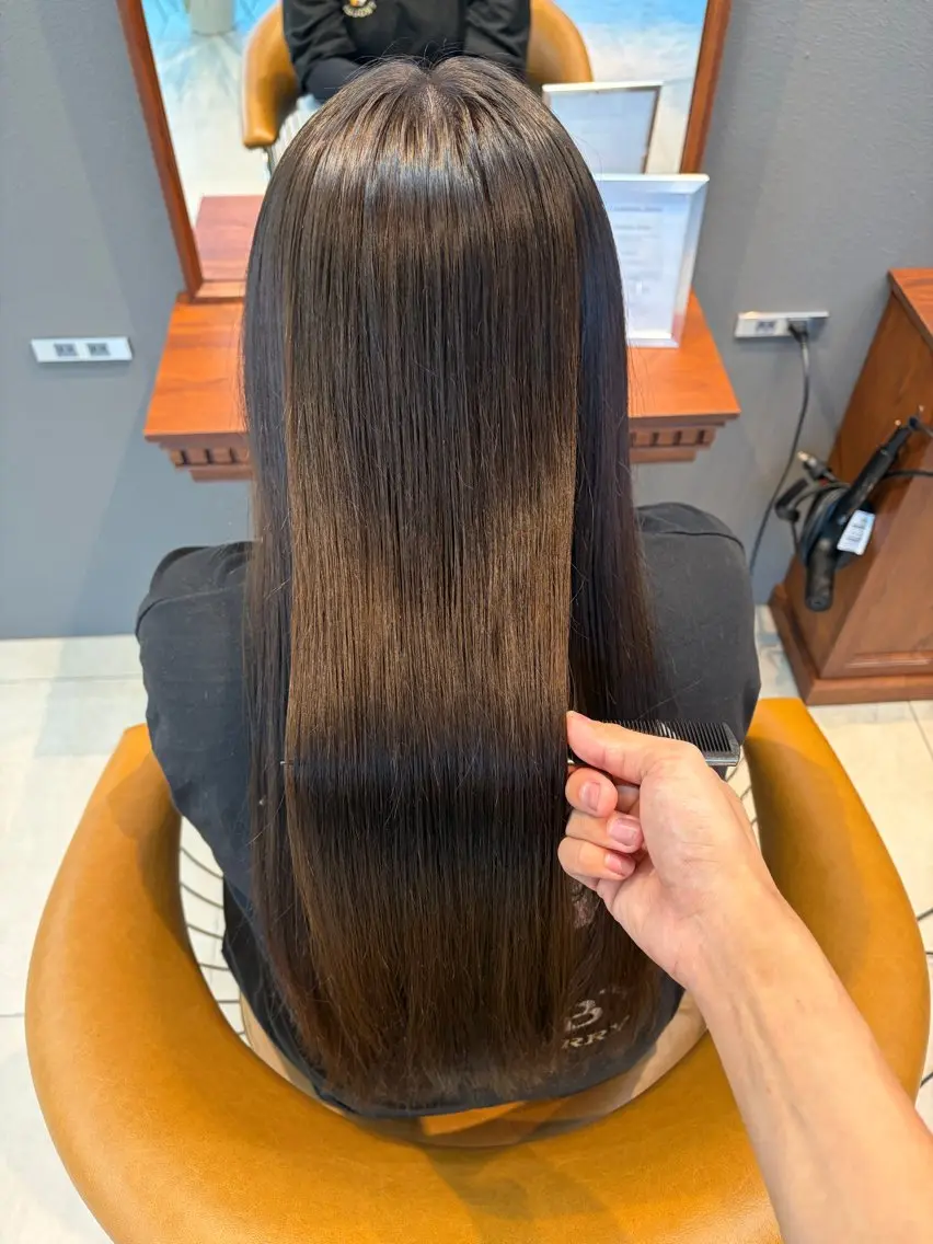 ロング ヘアカラー 縮毛矯正/髪質改善 小野竜聖のヘアスタイル