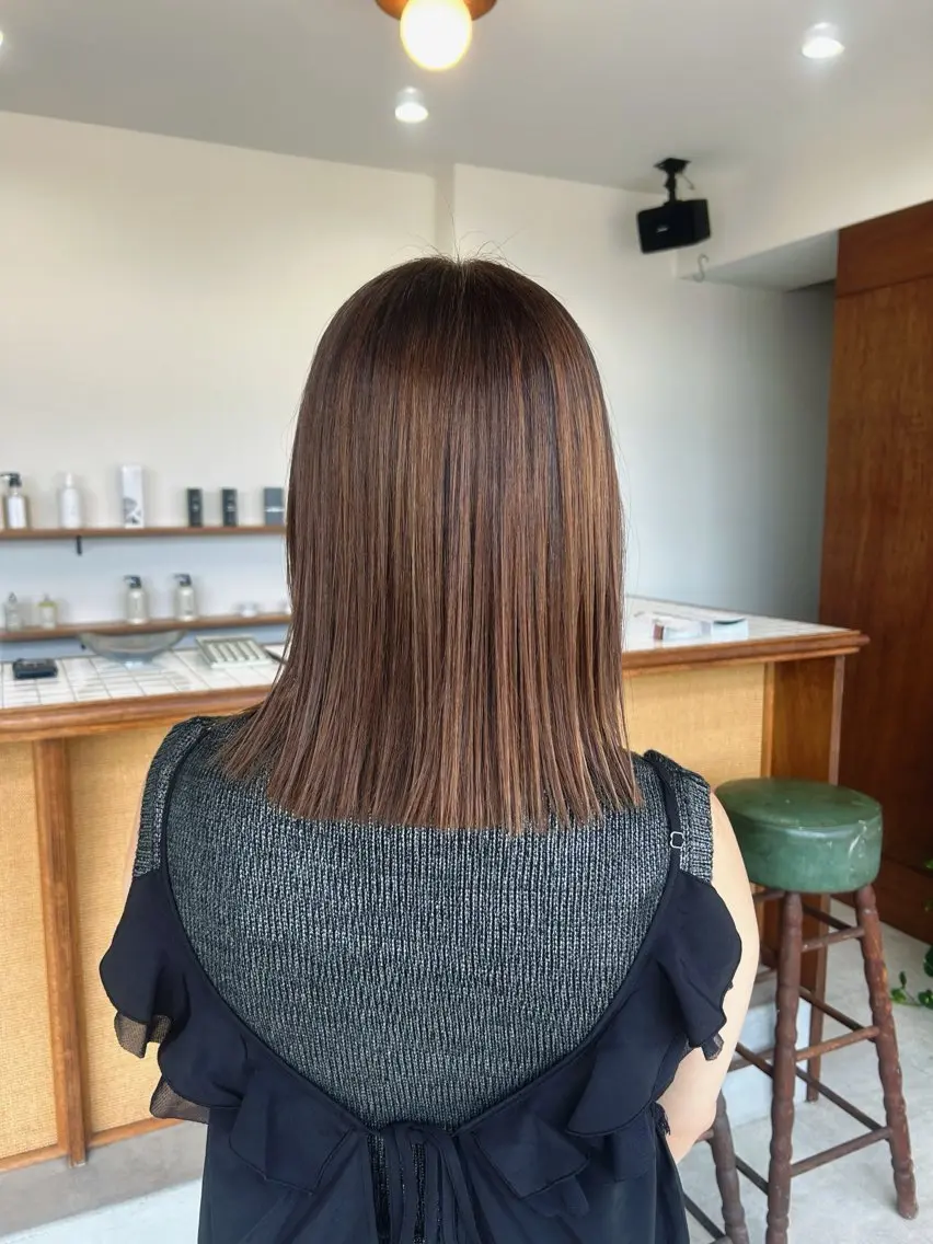 ミディアム カラー ヘアカラー it./ ayariのヘアスタイル