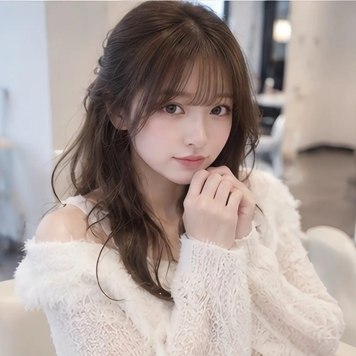 ロング カラー 池袋/前髪/顔周り 🎀髪質改善おばかんのヘアスタイル