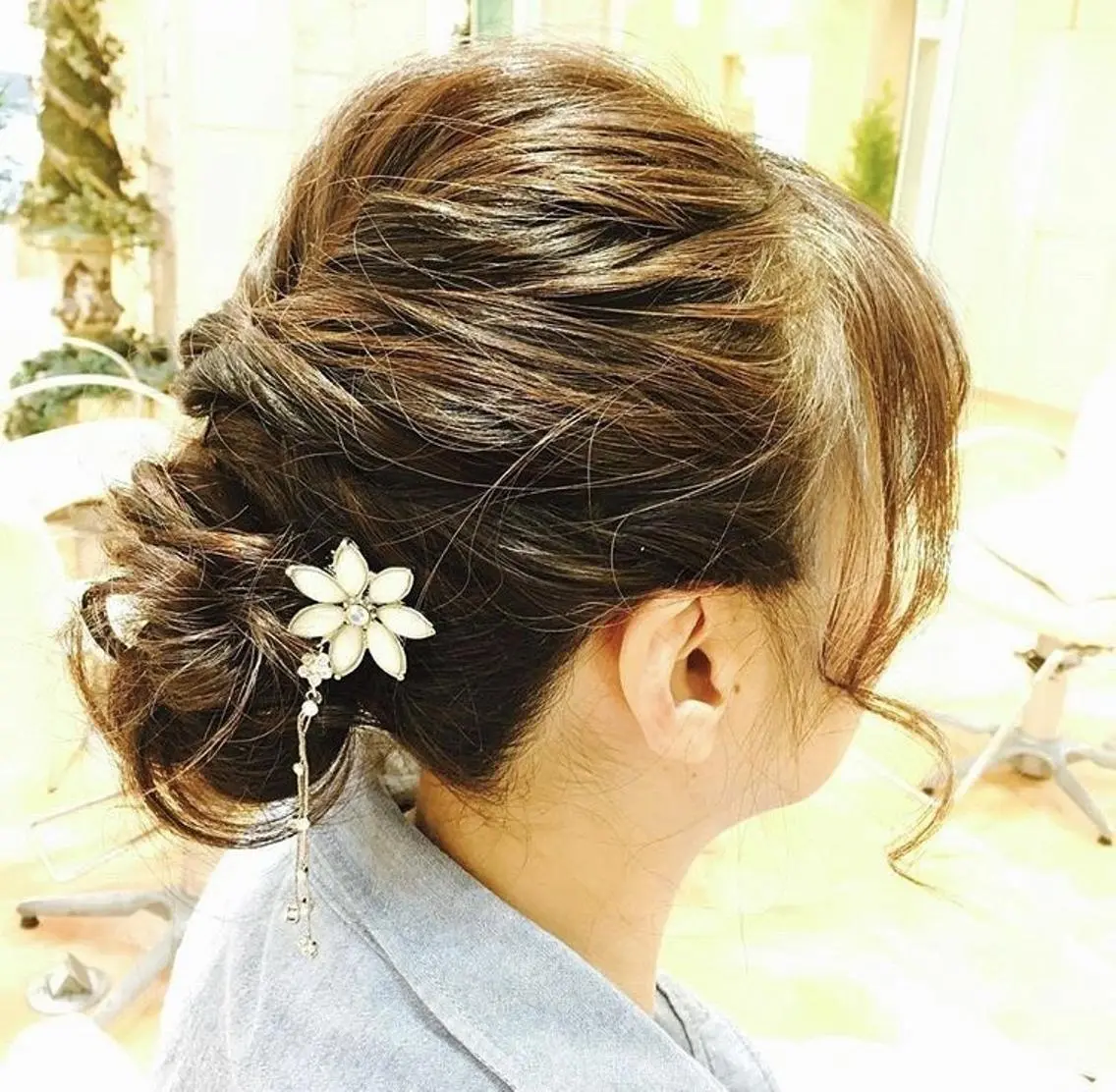 ヘアアレンジ 🇰🇷韓国風艶髪✨ 髪質改善 倉岡しおんのヘアスタイル