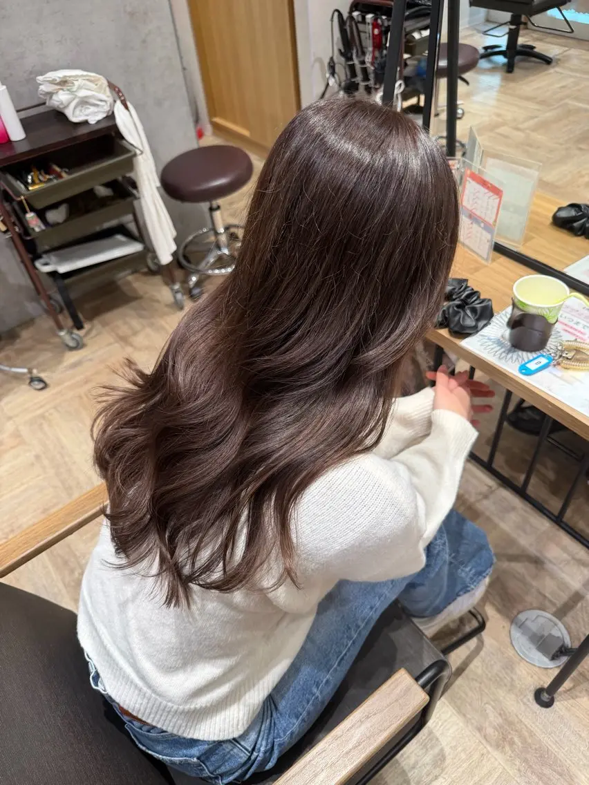 ロング カラー カット ヘアカラー AVANCE. 玉置日向我のヘアスタイル