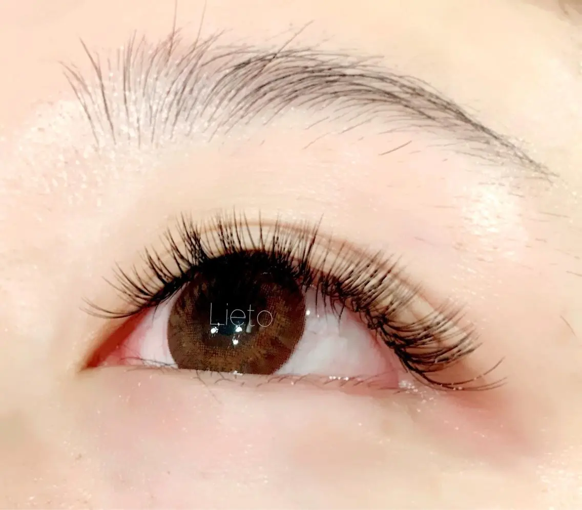 ショート カラー パーマ ヘアアレンジ メンズ キッズ マツエク・マツパ マツエク ヘア&カフェ ♡リエットのマツエク・マツパデザイン