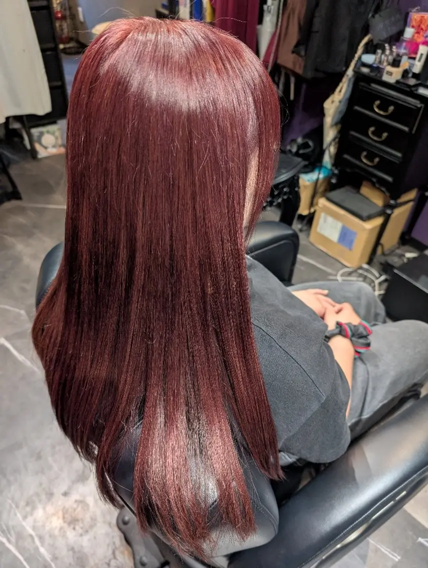 ロング 髪質改善 カット ヘアカラー トリートメント 渡辺 康行のヘアスタイル
