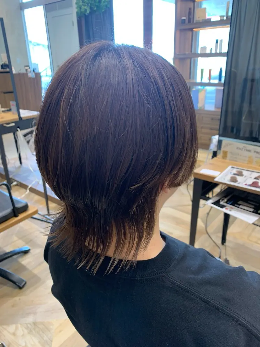 ショート レイヤーカット ショートヘア カット トリートメント 石井 謙佑のヘアスタイル