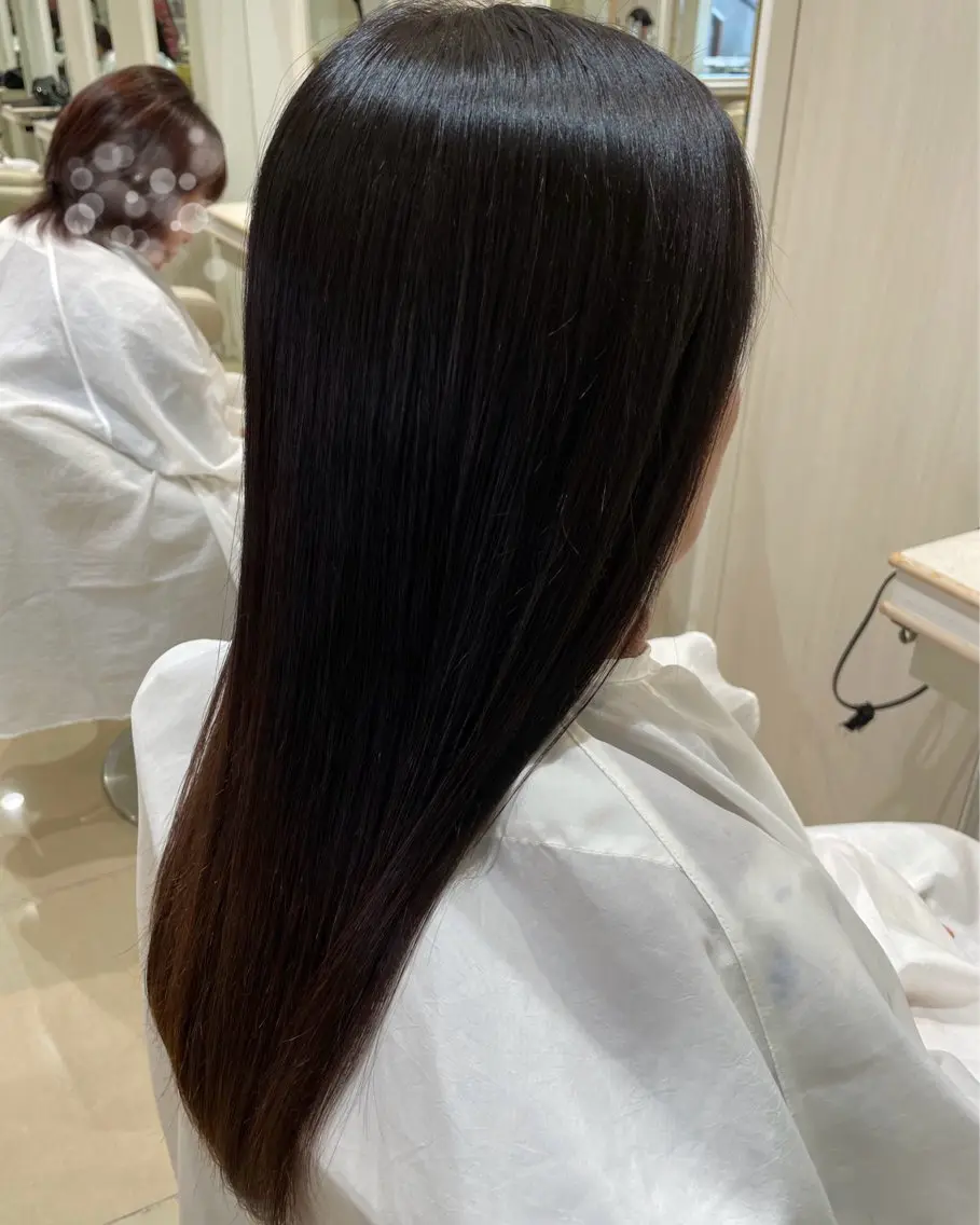 ロング カジサ ケイコのヘアスタイル