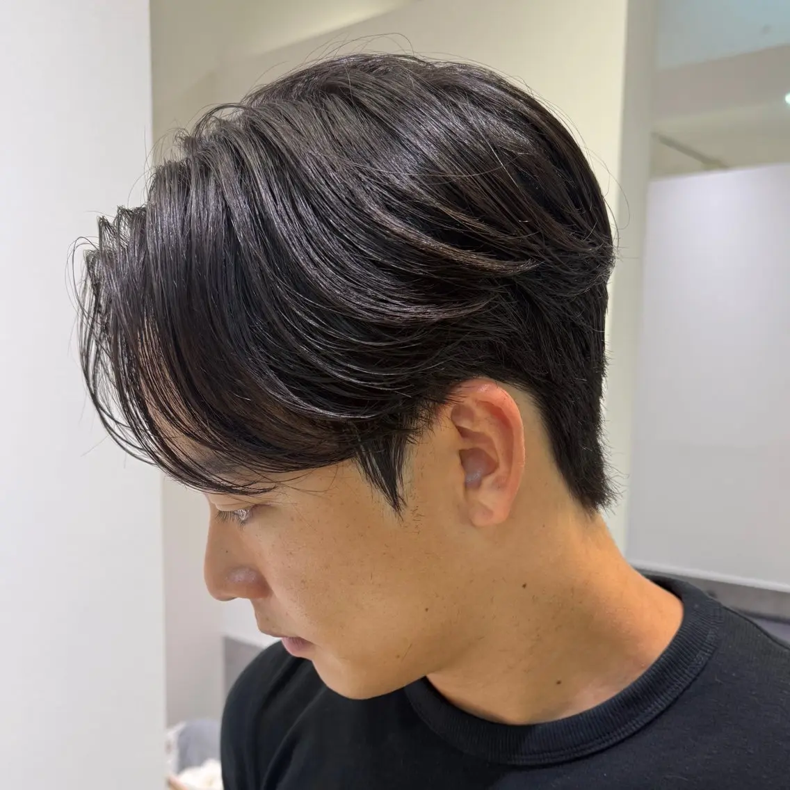 メンズ カット 縮毛矯正 センターパート特化/ メンズカット/ヒロキのヘアスタイル