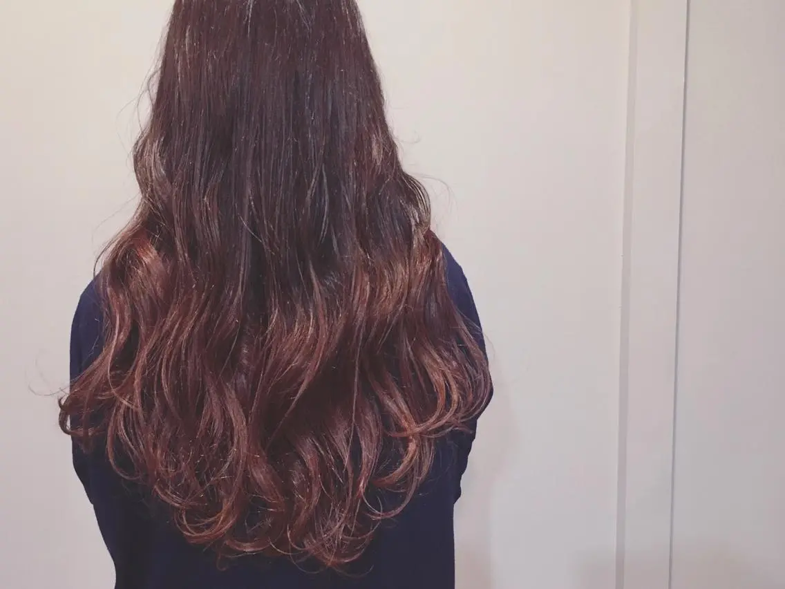 ロング カラー グラデーションカラー てんま さやかのヘアスタイル