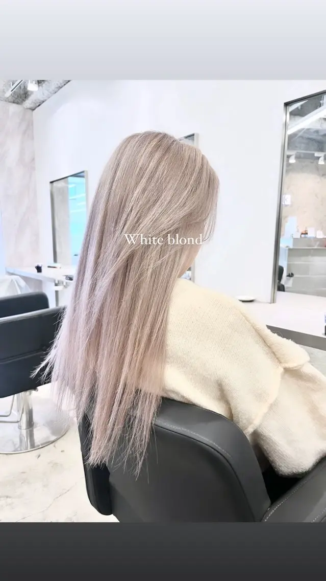 ロング ヘアカラー トリートメント 《店長》欧米風/デ ザインNO.1/雅のヘアスタイル
