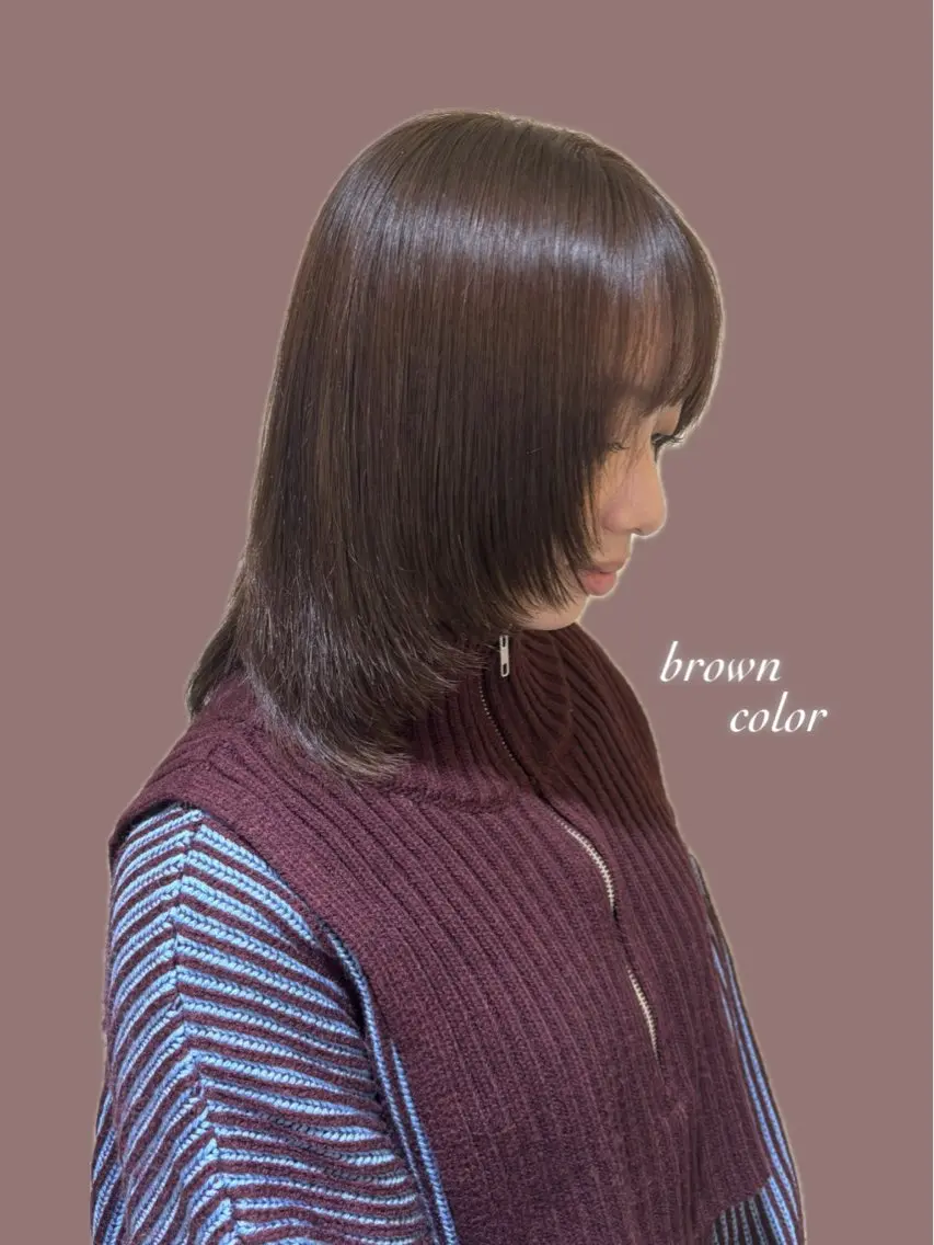 当日限定‼️カット+カラー+1stepトリートメント🫧*.の写真