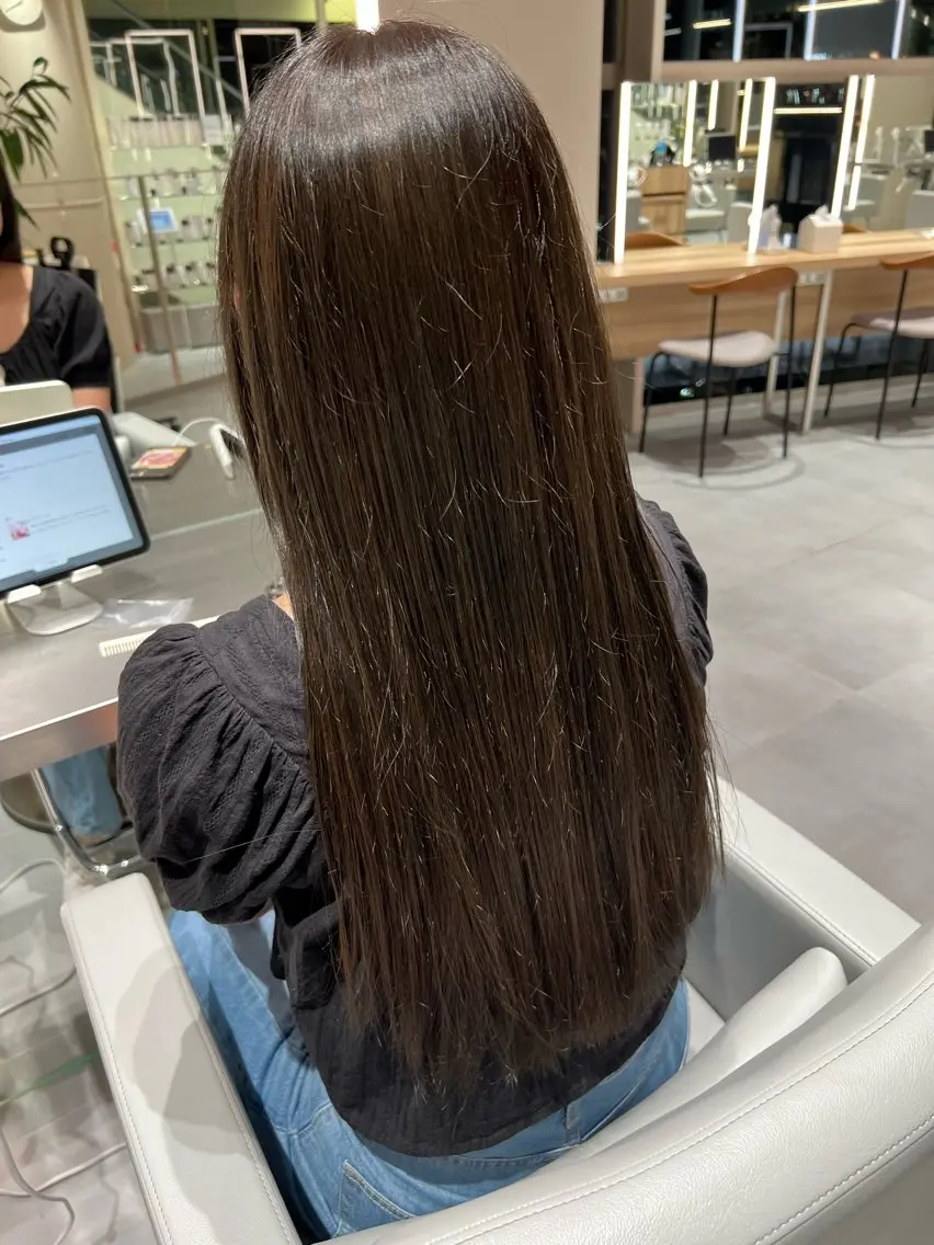 ロング カラー 清水 翔太のヘアスタイル