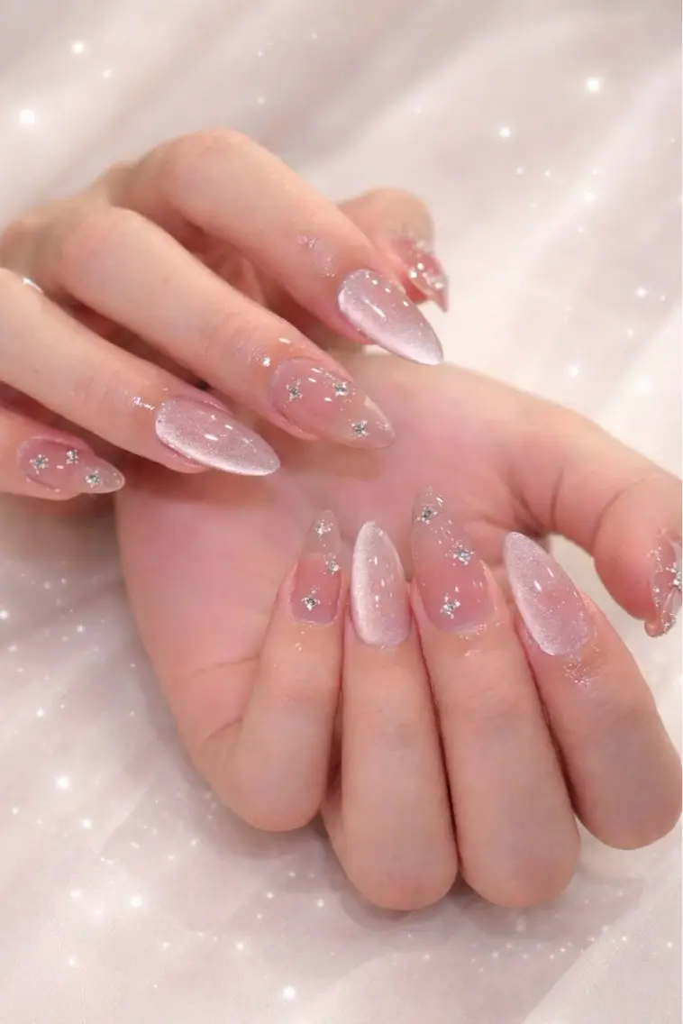 ネイル ジェルネイル グラデーション ラメ(グリッター) ラメグラデーション ワンカラーネイル kana nailのネイルデザイン