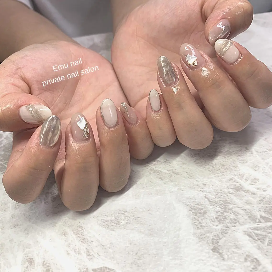 ネイル ニュアンスネイル emu nailのネイルデザイン
