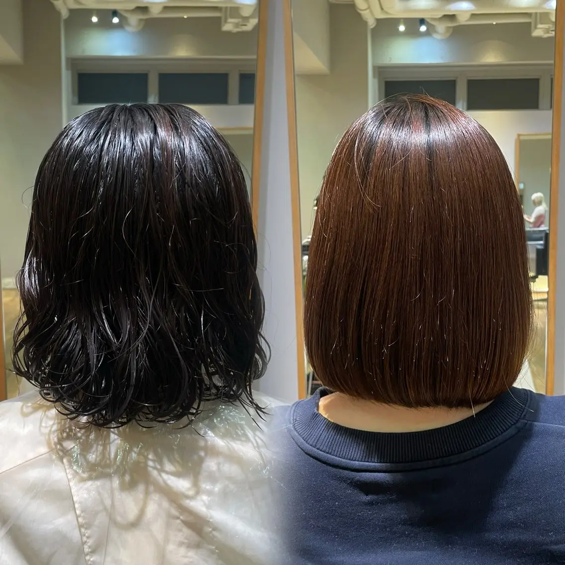 ショート パーマ 縮毛矯正 縮毛矯正/レイヤー 🌙児玉光瑠のヘアスタイル