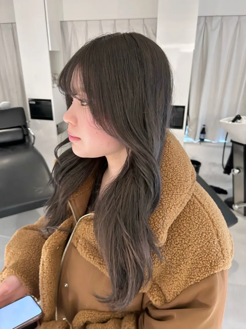 ロング カラー 🪞透け感&韓国ヘア 🪞honokaのヘアスタイル