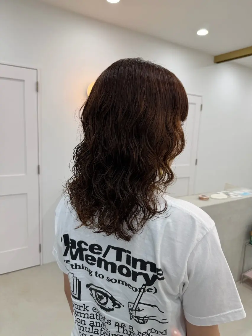 パーマ パーマ mei🪽 カラー/パーマモデルのヘアスタイル