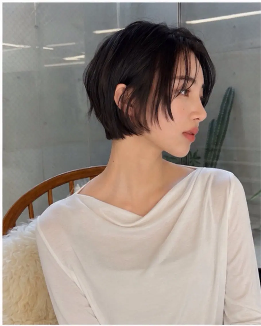 ショート カラー ショートヘア カット トリートメント pia 薬院のヘアスタイル